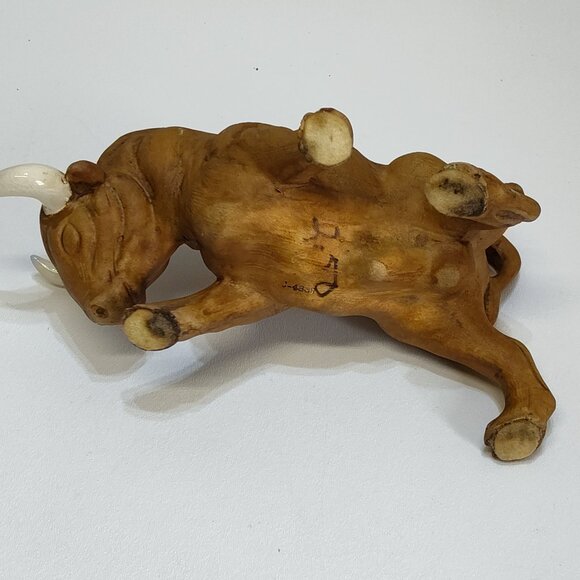 Napcoware Ceramic Bull Planter Sculpture MidCentury Modern C-4889 No Chips Dirty - Picture 8 of 11